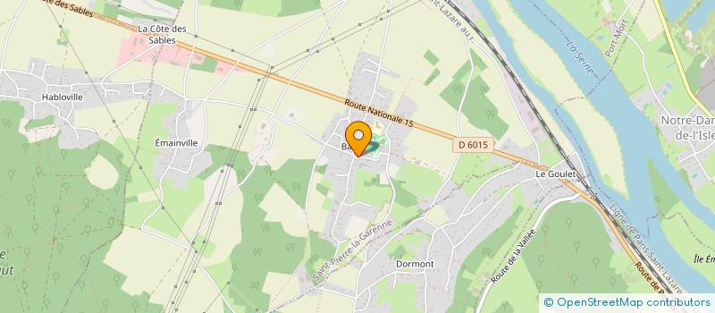 localisation de l'entreprise UNION DES MANUFACTURES DU PRINCE BONAPARTE  SAINT-PIERRE-LA-GARENNE