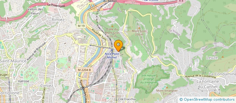 localisation de l'entreprise UNION DES MAROCAINS DE FRANCE à NICE