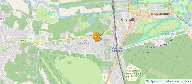 localisation de l'entreprise UNION DES METIERS DE L'INDUSTRIE HOTELIERE DE L'OISE  GOUVIEUX