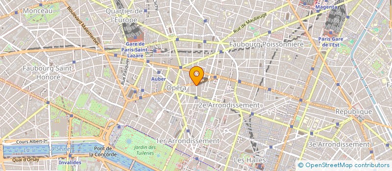 localisation de l'entreprise UNION DES METIERS DE L'INFLUENCE ET DES CREATEURS DE CONTENU  PARIS