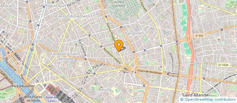 localisation de l'entreprise UNION DES METIERS DU BATIMENT à PARIS