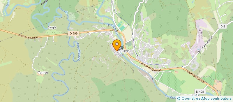 localisation de l'entreprise UNION DES METIERS DU COMMERCE, DE L'ART DE L'ARTISANAT DE SAUVE - LA SAUGE  SAUVE