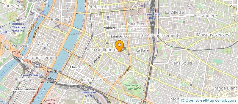 localisation de l'entreprise UNION DES METIERS ET DES INDUSTRIES DE L'HOTELLERIE ( UMIH) RHONE-ALPES  LYON