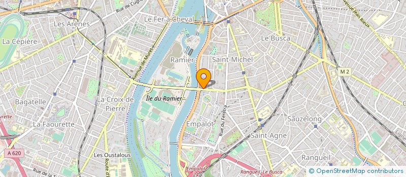 localisation de l'entreprise UNION DES METIERS GRAPHIQUES à TOULOUSE