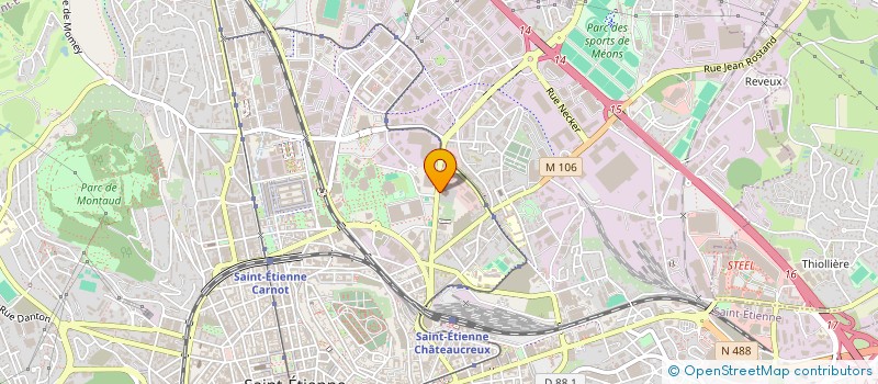 localisation de l'entreprise UNION DES MOSQUEES DE LA REGION RHONE ALPES  SAINT-ETIENNE