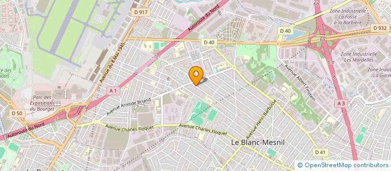 localisation de l'entreprise UNION DES MULSUMANS DU BLANC-MESNIL à LE BLANC-MESNIL