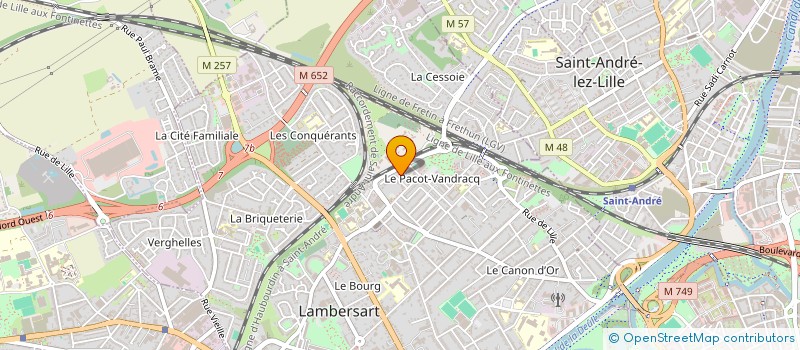 localisation de l'entreprise UNION DES MUSULMANS DE LAMBERSART à LAMBERSART