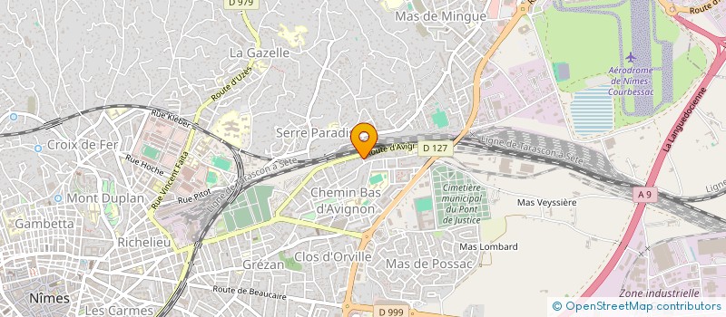 localisation de l'entreprise UNION DES MUTUELLES DE FRANCE-GARD  NIMES