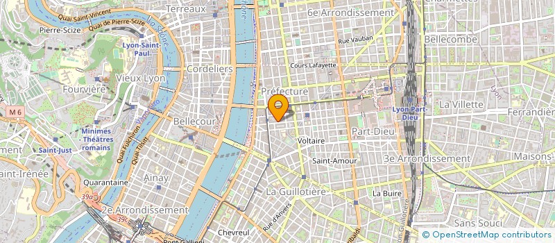 localisation de l'entreprise UNION DES MUTUELLES DU RHONE à LYON