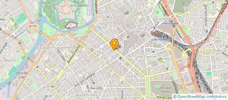 localisation de l'entreprise UNION DES MUTUELLES SEPTENTRIONALES à LILLE
