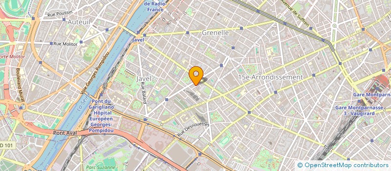 localisation de l'entreprise UNION DES MYOPATHES DE FRANCE à PARIS