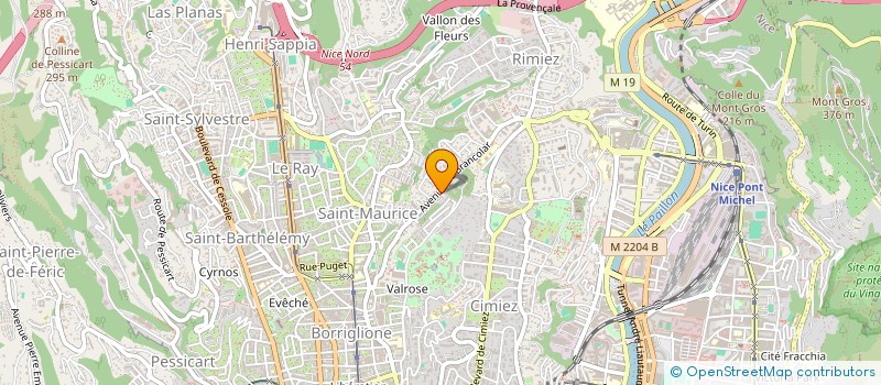 localisation de l'entreprise UNION DES PARENTS D'ELEVES DE L'ECOLE VON DERWIES à NICE