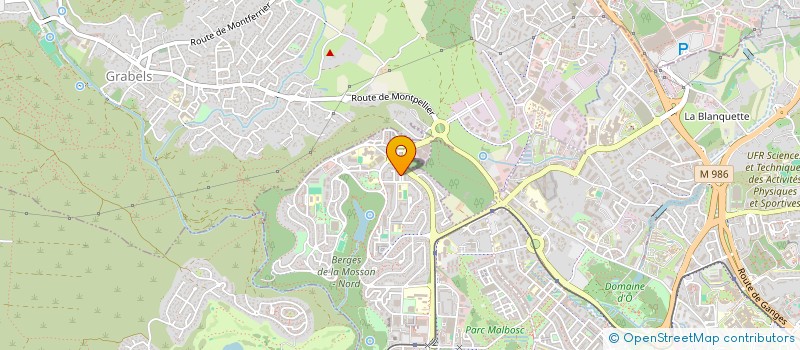 localisation de l'entreprise UNION DES PARENTS D'ELEVES DE LA MOSSON à MONTPELLIER