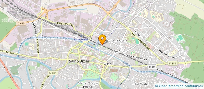 localisation de l'entreprise UNION DES PARENTS D'ELEVES GAMBETTA - UPEG  SAINT-DIZIER