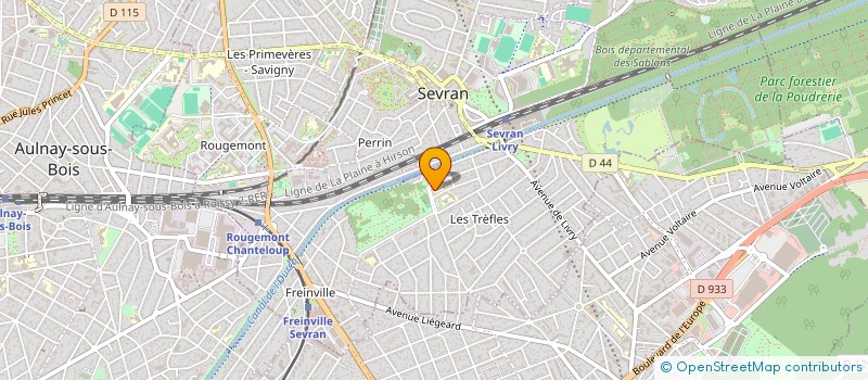 localisation de l'entreprise UNION DES PARENTS D'ELEVES VICTOR HUGO-LAMARTINE ( UPEVHL ) à SEVRAN