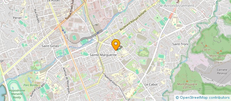 localisation de l'entreprise UNION DES PARENTS ET AMIS DES USAGERS DES CENTRES DE L'ADSEA 13 à MARSEILLE