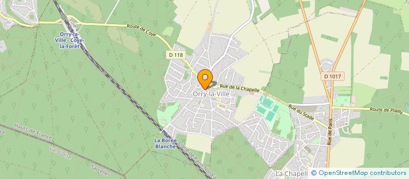 localisation de l'entreprise UNION DES PARENTS POUR L'ECOLE  ORRY-LA-VILLE