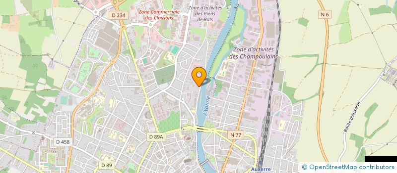localisation de l'entreprise UNION DES PECHEURS DE L AUXERROIS à AUXERRE