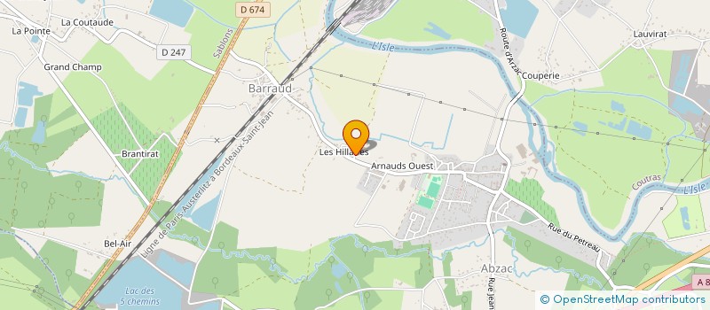 localisation de l'entreprise UNION DES PECHEURS GUITRAUDS  GUITRES