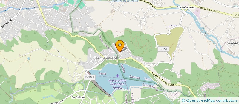 localisation de l'entreprise UNION DES PLAISANCIERS DE LA MEDITERRANEE  SOREZE