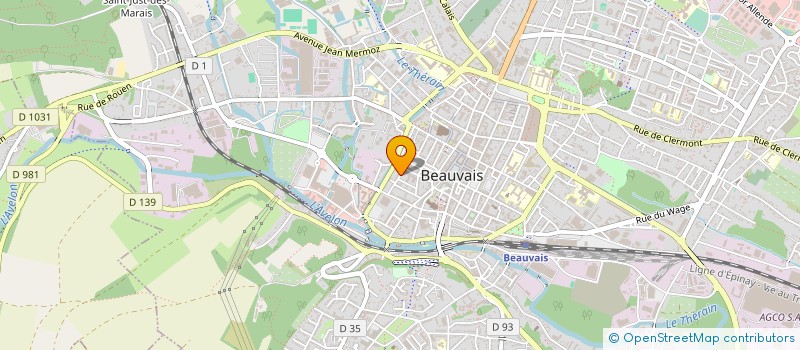 localisation de l'entreprise UNION DES POLICIERS DE BEAUVAIS  BEAUVAIS