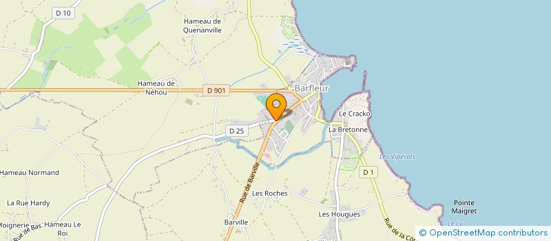 localisation de l'entreprise UNION DES PRODUC LEGUMES à BARFLEUR