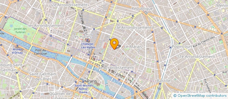 localisation de l'entreprise UNION DES PROFESSIONNELS ASSOCIES à PARIS
