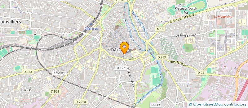localisation de l'entreprise UNION DES PROFESSIONNELS DE LA BEAUTE ET DU BIEN-ETRE à CHARTRES