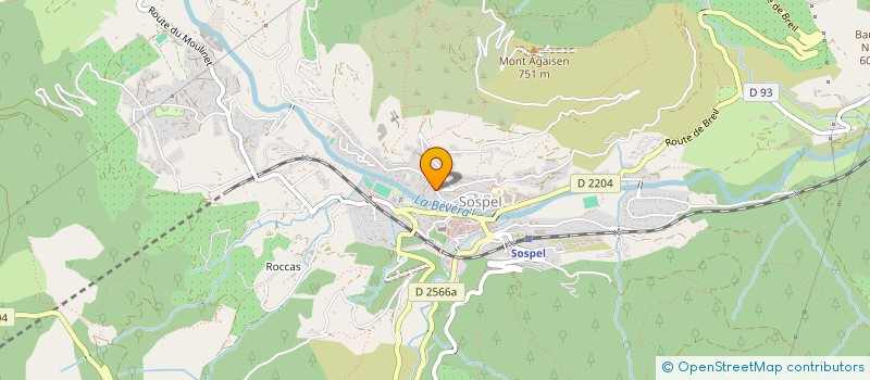 localisation de l'entreprise UNION DES PROFESSIONNELS DE LA BEVERA  SOSPEL