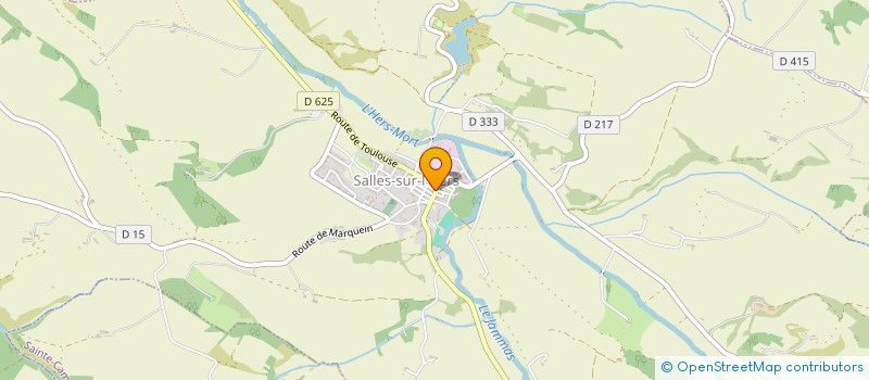 localisation de l'entreprise UNION DES PROFESSIONNELS DE LA PIEGE  SALLES-SUR-L'HERS