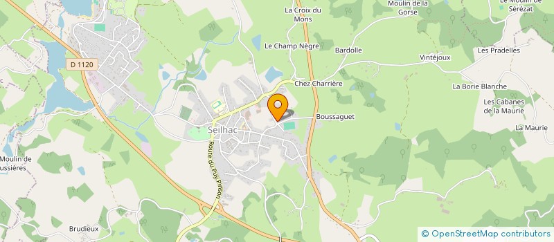 localisation de l'entreprise UNION DES PROFESSIONNELS DE SANTE DU PAYS DE SEILHAC  SEILHAC