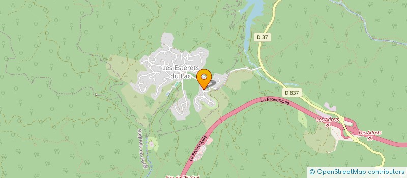 localisation de l'entreprise UNION DES PROFESSIONNELS DES ESTERETS  MONTAUROUX