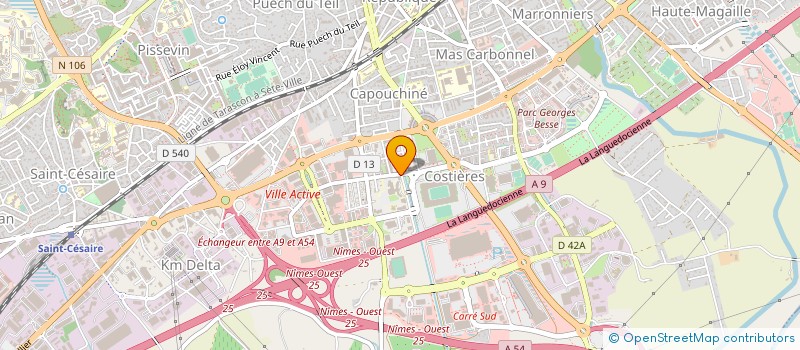 localisation de l'entreprise UNION DES RADIO AMATEURS GARDOIS  NIMES