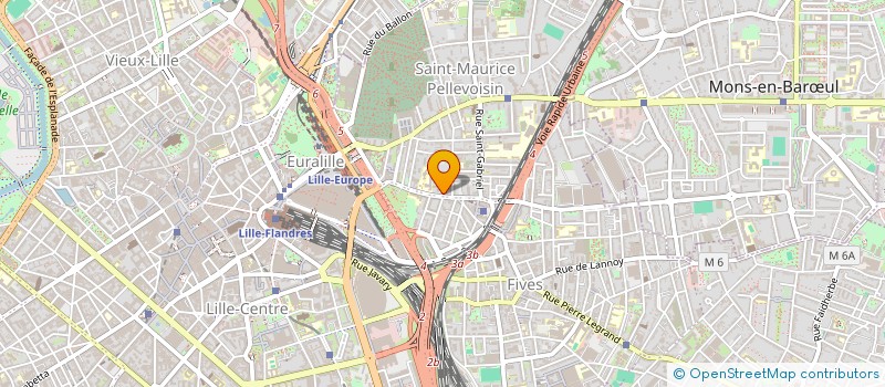 localisation de l'entreprise UNION DES REGIES DE QUARTIER ET ASSOCIES EN NORD PAS DE CALAIS à LILLE