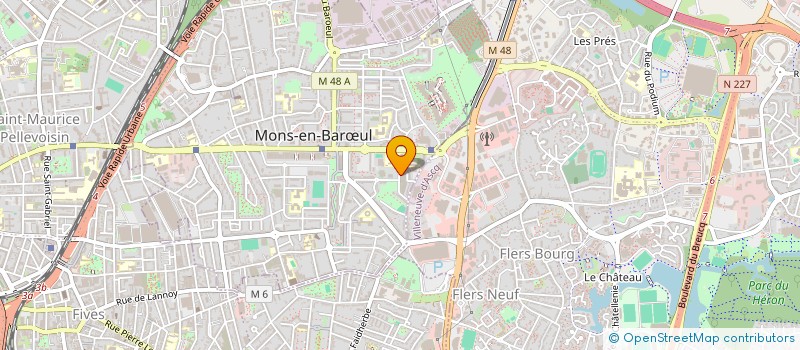 localisation de l'entreprise UNION DES RESIDENTS DE VAN DER MEERSCH  MONS-EN-BARUL