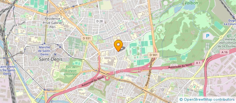 localisation de l'entreprise UNION DES RESSORTISSANTS DE HAMDALLAYE EN FRANCE à SAINT-DENIS