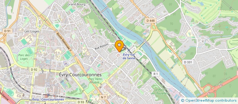 localisation de l'entreprise UNION DES RETRAITES D'EVRY à EVRY-COURCOURONNES