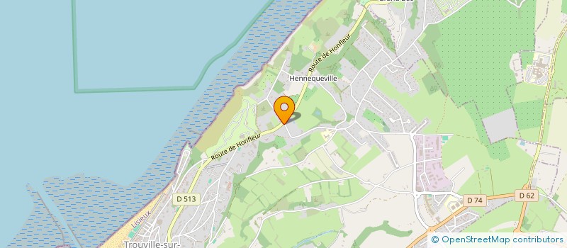 localisation de l'entreprise UNION DES RIVAGES DE LA TOUQUES à TROUVILLE-SUR-MER