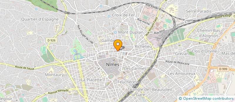 localisation de l'entreprise UNION DES ROUMAINS DU MIDI ET LEURS AMIS  NIMES