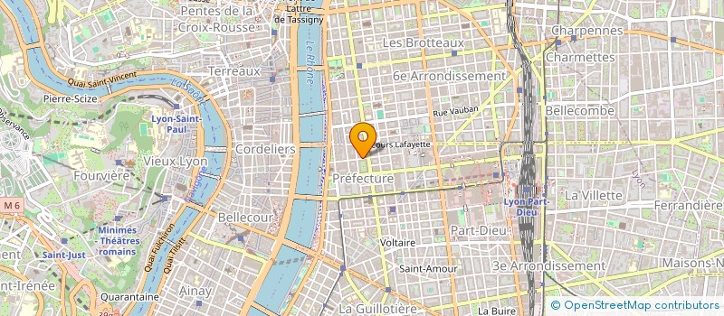 localisation de l'entreprise UNION DES SAPEURS POMPIERS DU DEPARTEMENT DU RHONE ET DE LA METROPOLE DE LYON  LYON
