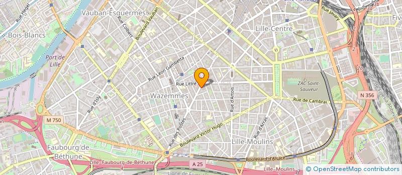 localisation de l'entreprise UNION DES SYNDIC MD CHARBON  LILLE