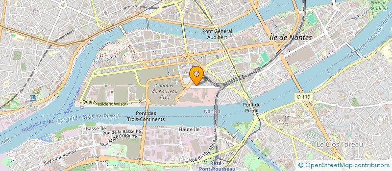 localisation de l'entreprise UNION DES SYNDICATS ARTISANAUX à NANTES