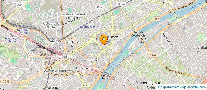 localisation de l'entreprise UNION DES SYNDICATS CGT DE COURBEVOIE ET DE LA GARENNE COLOMBES à COURBEVOIE