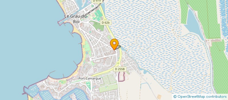 localisation de l'entreprise UNION DES SYNDICATS DE COPROPRIETAIRE SAINT CLAIR 1 ET SAINT CLAIR 2  LE GRAU-DU-ROI