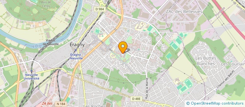 localisation de l'entreprise UNION DES SYNDICATS RAYES I & RAYES II  ERAGNY