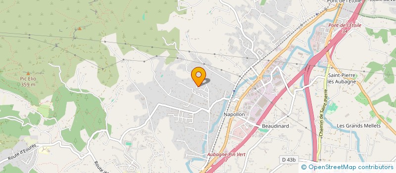 localisation de l'entreprise UNION DES TAXIS INDEPENDANTS DE FRANCE  AUBAGNE