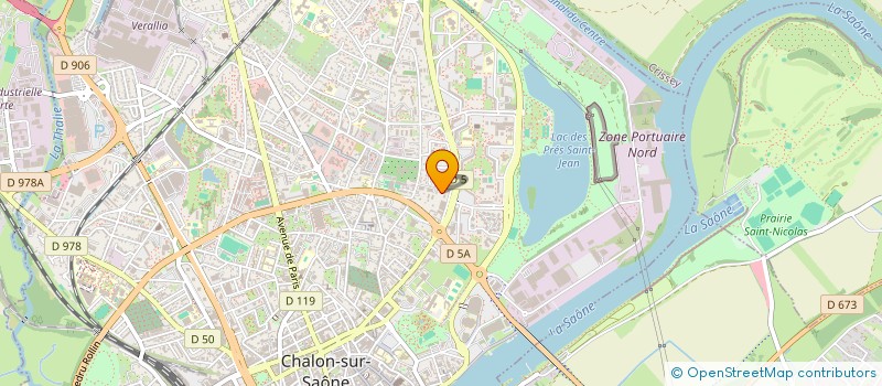 localisation de l'entreprise UNION DES TAXIS INDEPENDANTS DE SAONE ET LOIRE  CHALON-SUR-SAONE