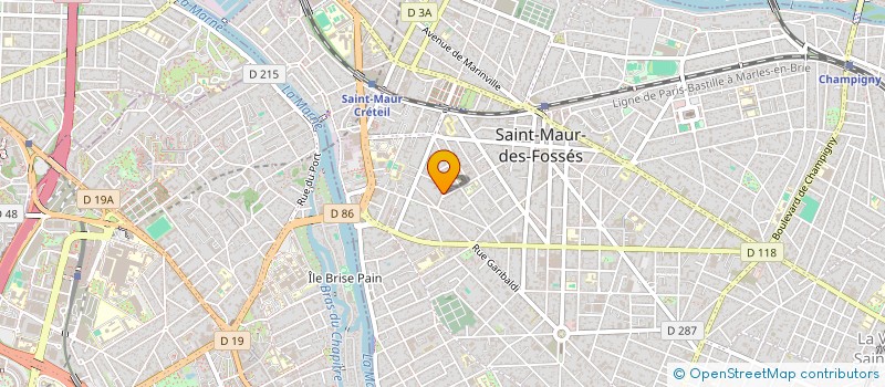 localisation de l'entreprise UNION DES TECHNICIENS U.T. à SAINT-MAUR-DES-FOSSES