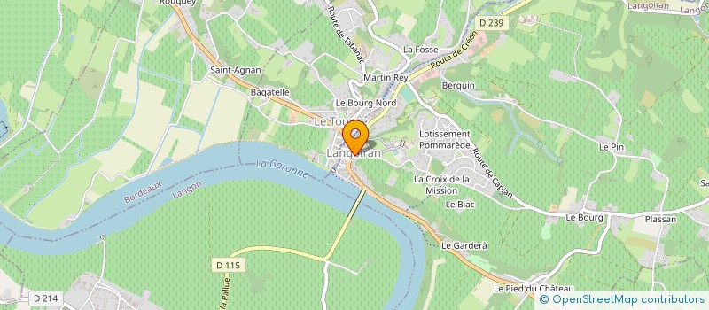 localisation de l'entreprise UNION DES TERRES DE RIVIERES à LANGOIRAN