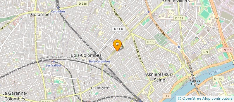 localisation de l'entreprise UNION DES TROIS FRERES INTERFOOD  ASNIERES-SUR-SEINE
